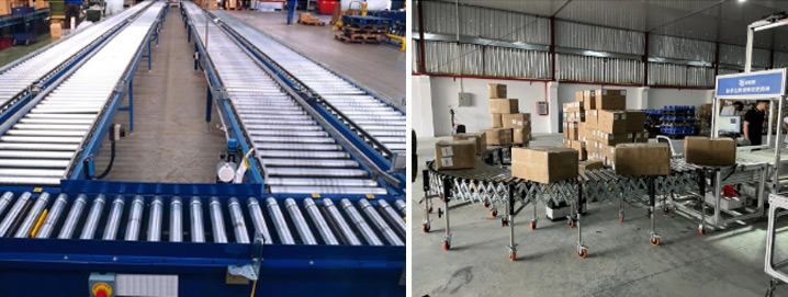 Powered Roller Conveyor System Manufactured by Leading Conveyor Manufacturer in Chakan Pune